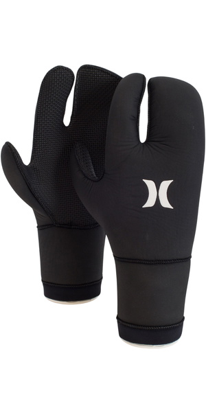 2025 Hurley Advantage Plus 5mm 3 Finger Gloves CI7318 - Black